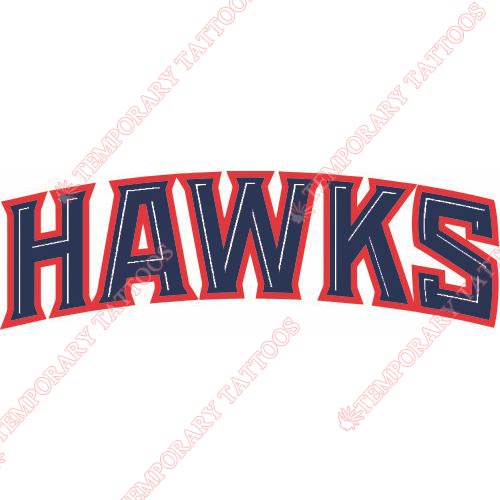 Atlanta Hawks Customize Temporary Tattoos Stickers NO.911